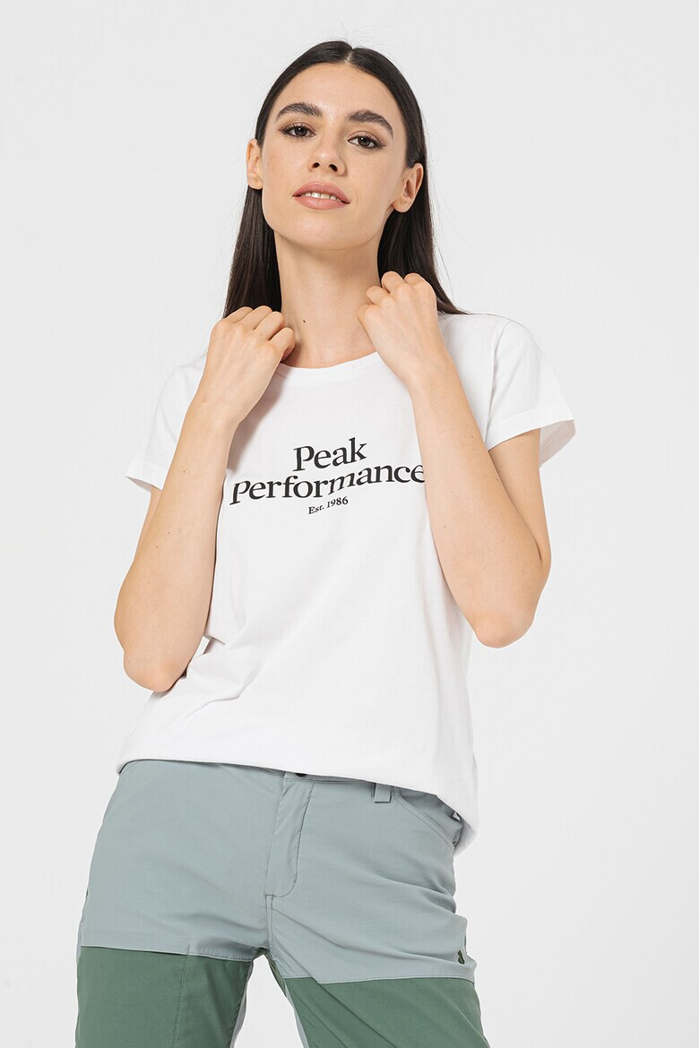 Peak Performance Tricou de bumbac organic cu logo Original - Pled.ro