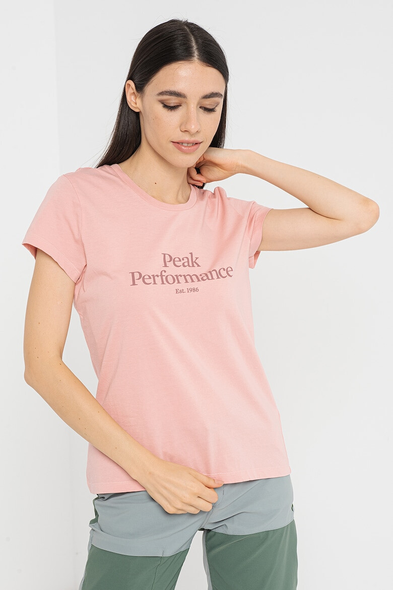 Peak Performance Tricou de bumbac organic cu logo Original - Pled.ro