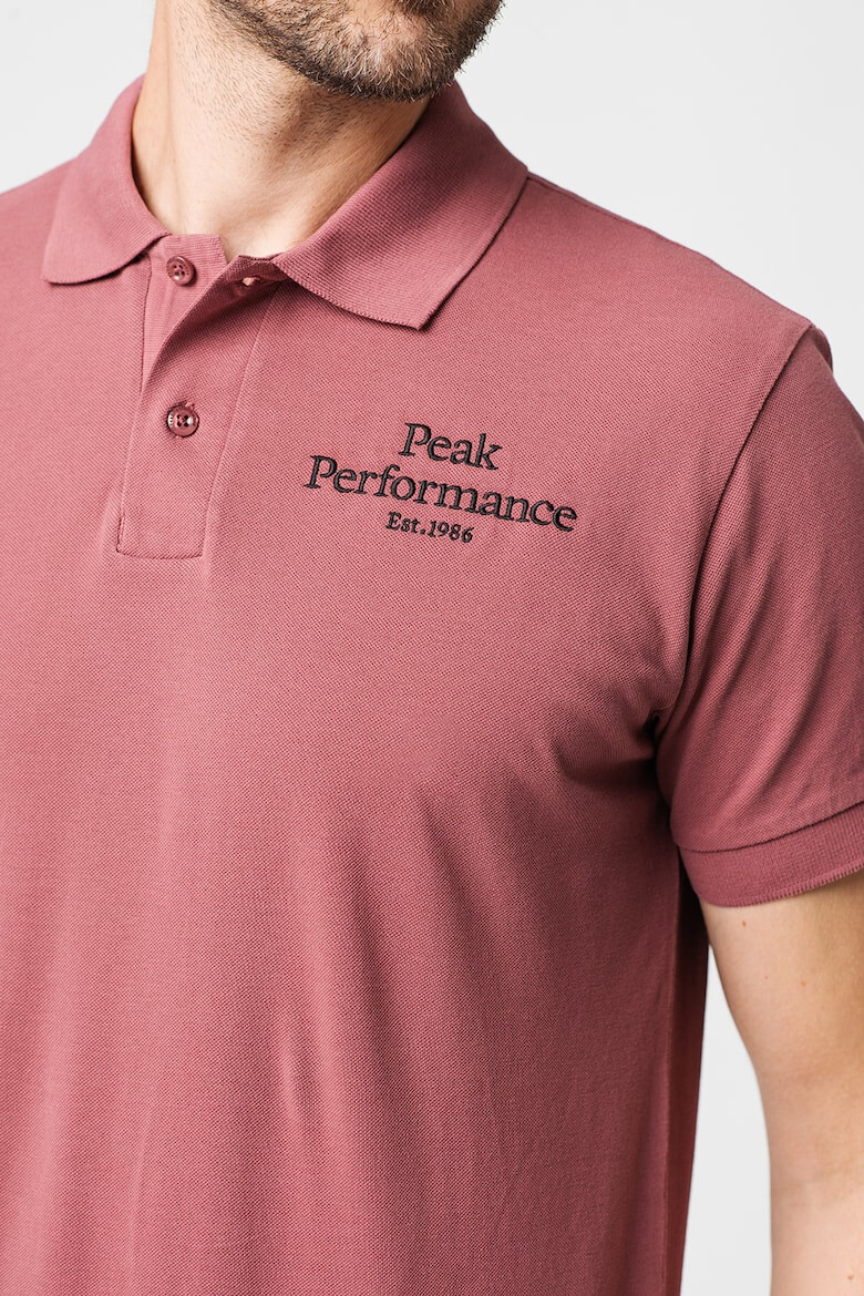 Peak Performance Tricou polo din pique cu logo brodat - Pled.ro