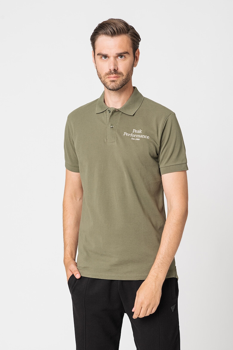 Peak Performance Tricou polo din pique cu logo brodat - Pled.ro