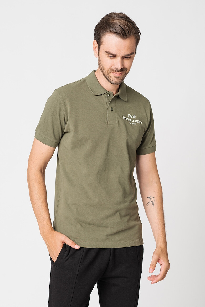 Peak Performance Tricou polo din pique cu logo brodat - Pled.ro