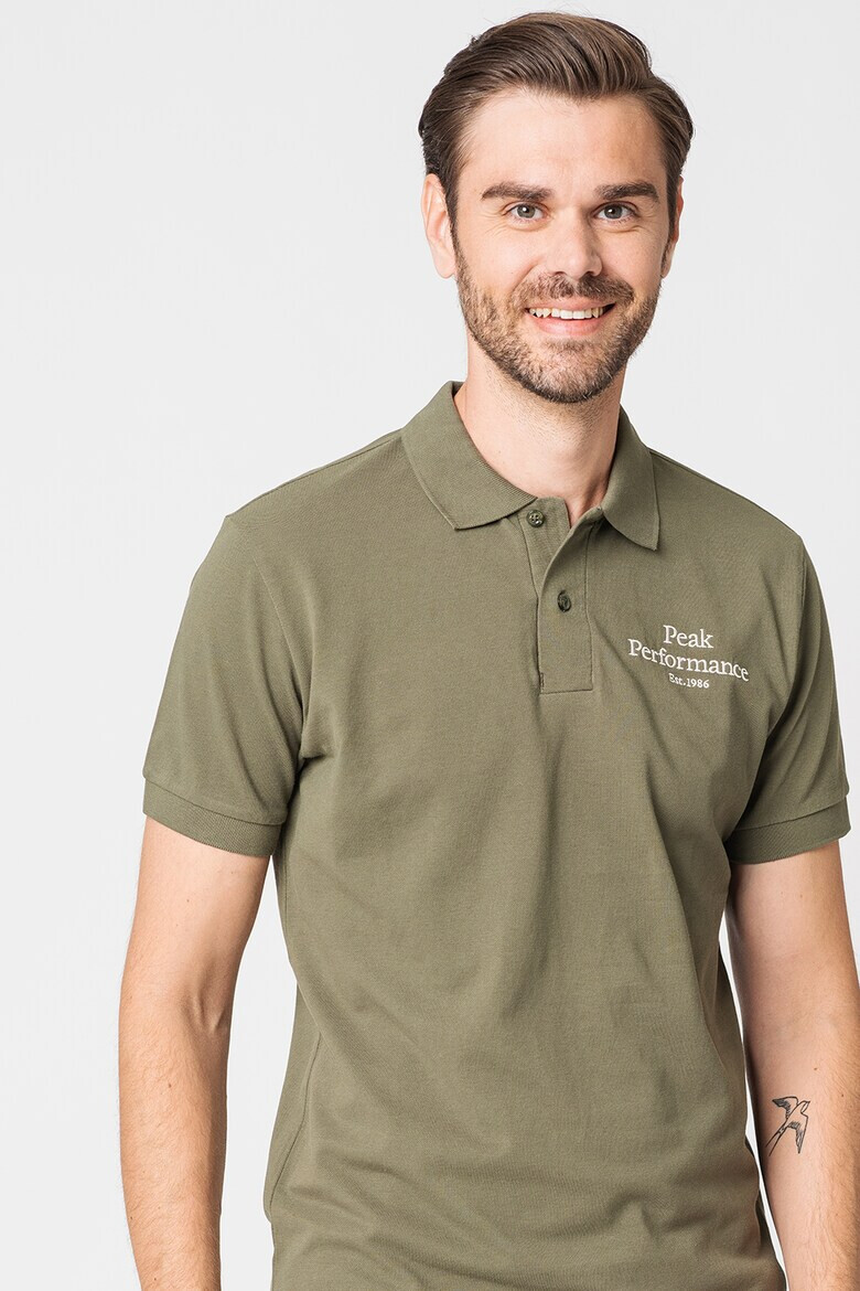 Peak Performance Tricou polo din pique cu logo brodat - Pled.ro