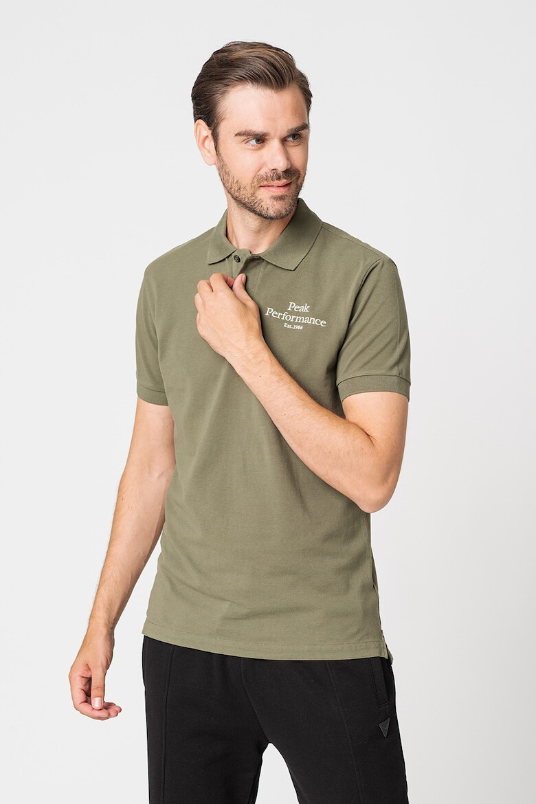 Peak Performance Tricou polo din pique cu logo brodat - Pled.ro