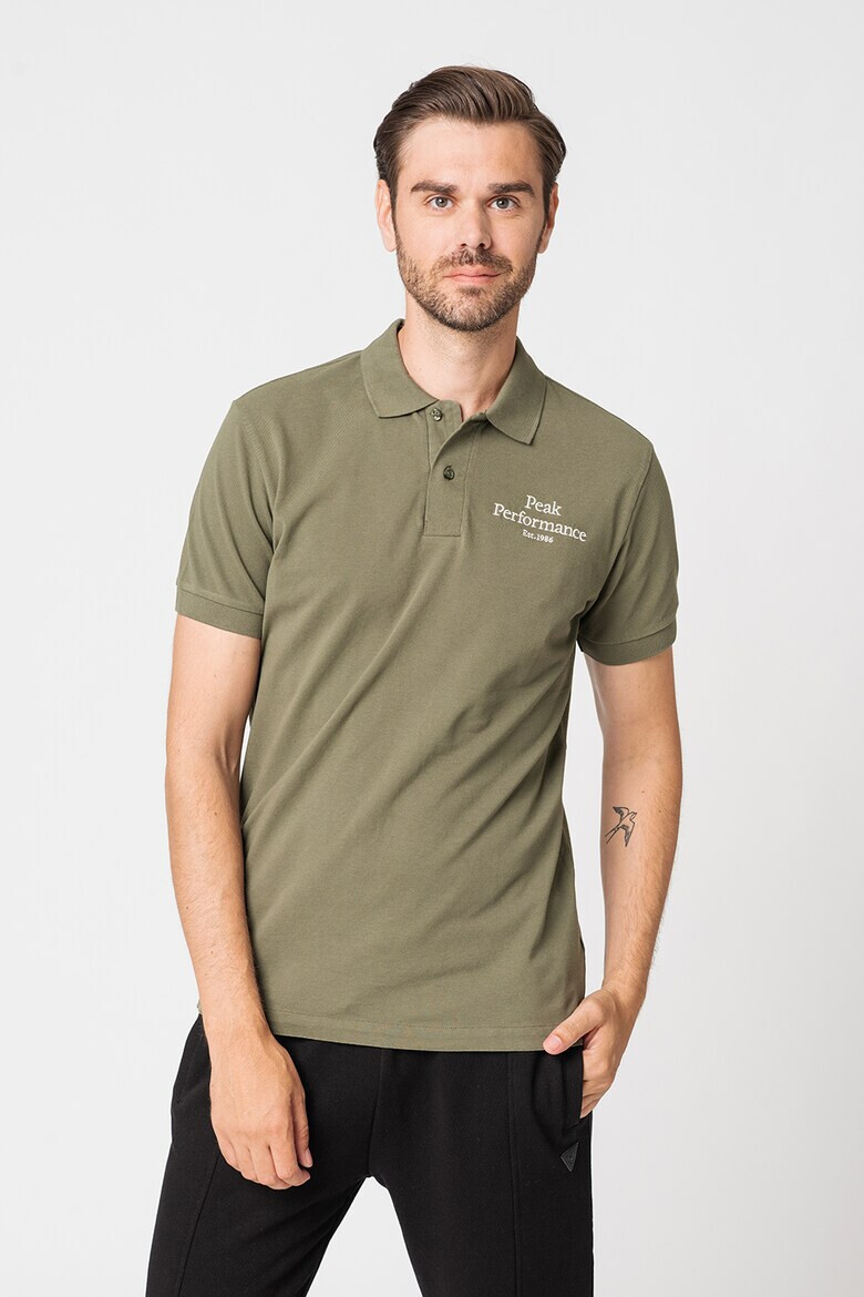 Peak Performance Tricou polo din pique cu logo brodat - Pled.ro