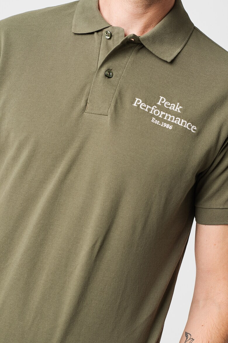 Peak Performance Tricou polo din pique cu logo brodat - Pled.ro