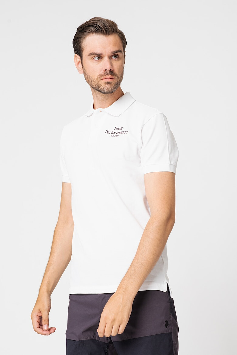 Peak Performance Tricou polo din pique cu logo brodat - Pled.ro