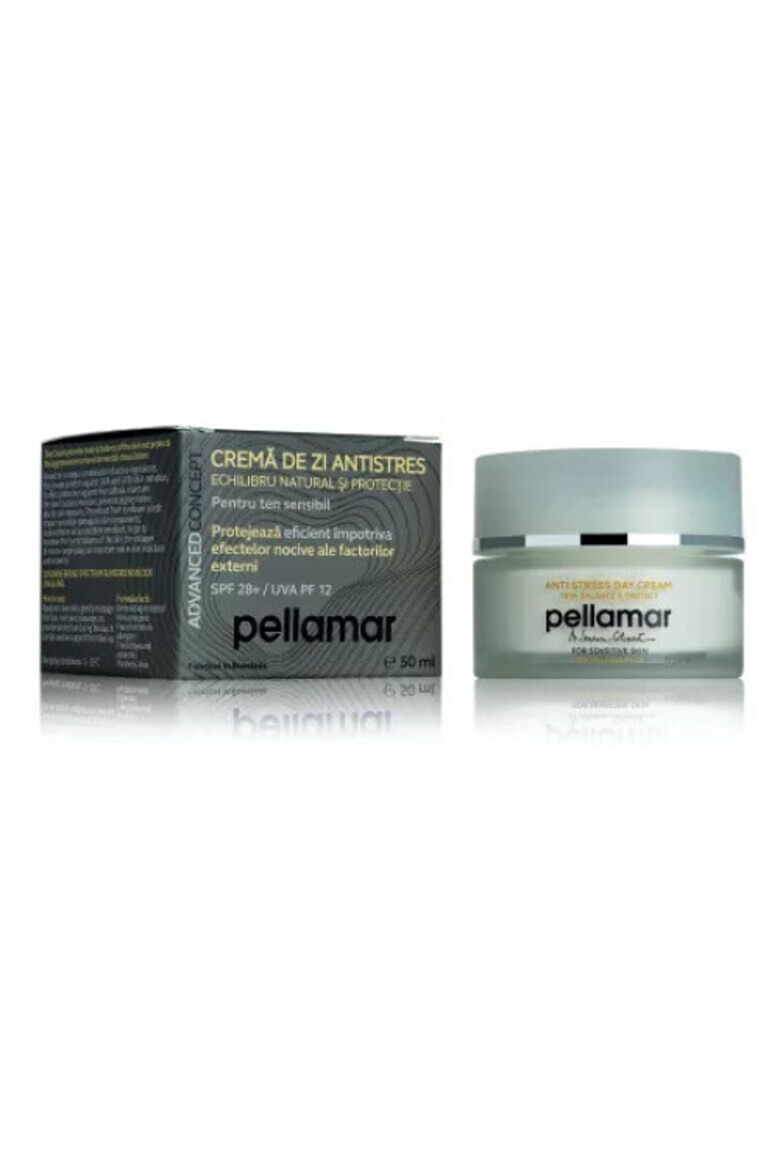 Pellamar Crema de zi antistres pentru ten sensibil cu SPF 28+ Advanced Concept 50 ml - Pled.ro