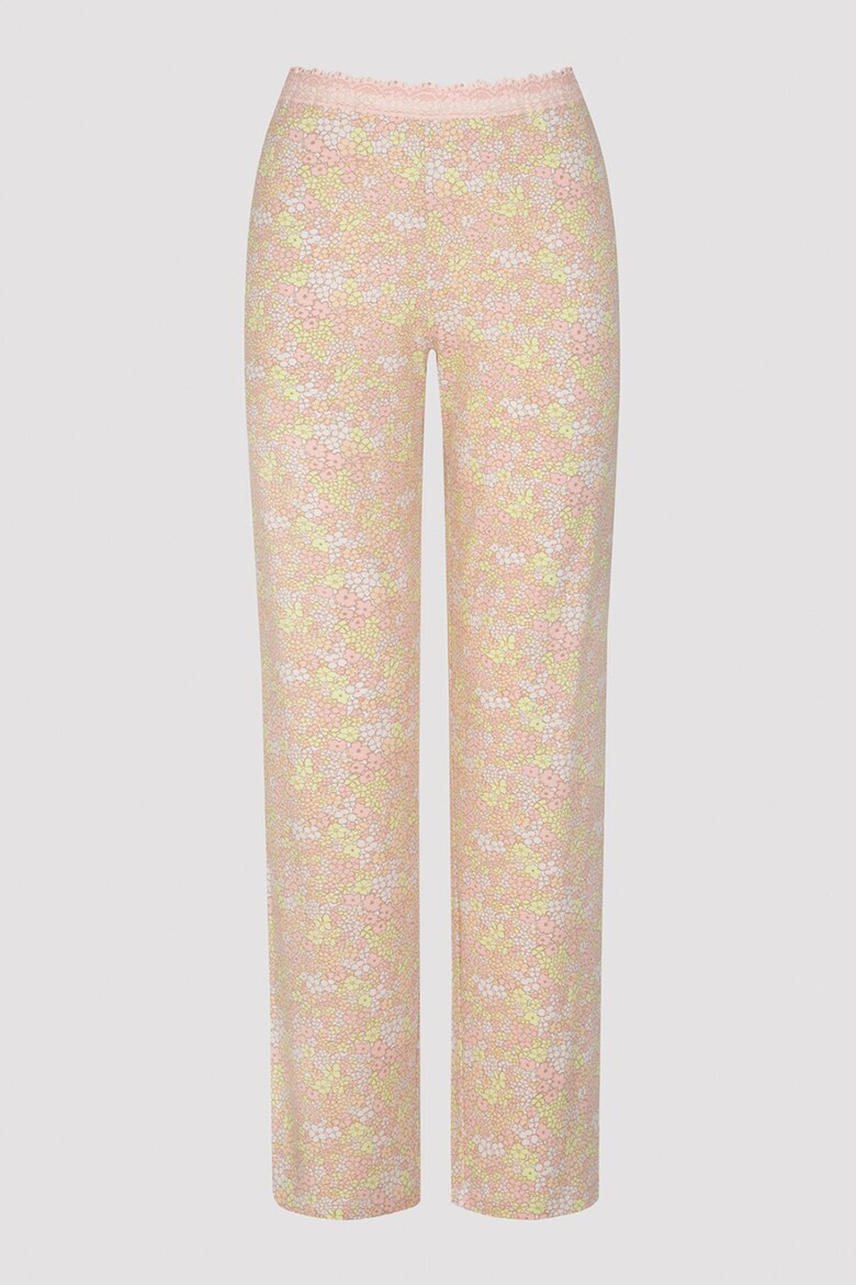 Penti Pantaloni de pijama cu imprimeu floral - Pled.ro