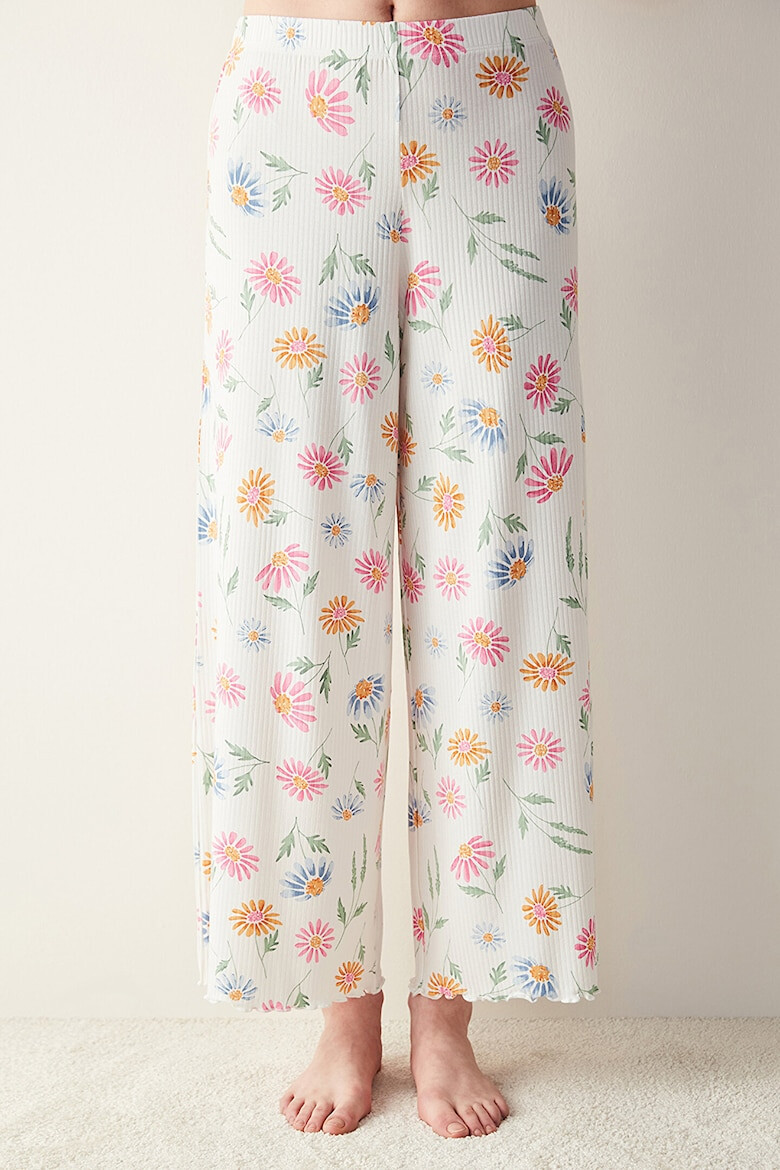 Penti Pantaloni de pijama cu imprimeu floral - Pled.ro