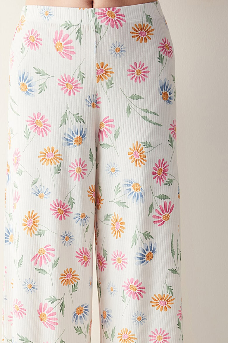 Penti Pantaloni de pijama cu imprimeu floral - Pled.ro