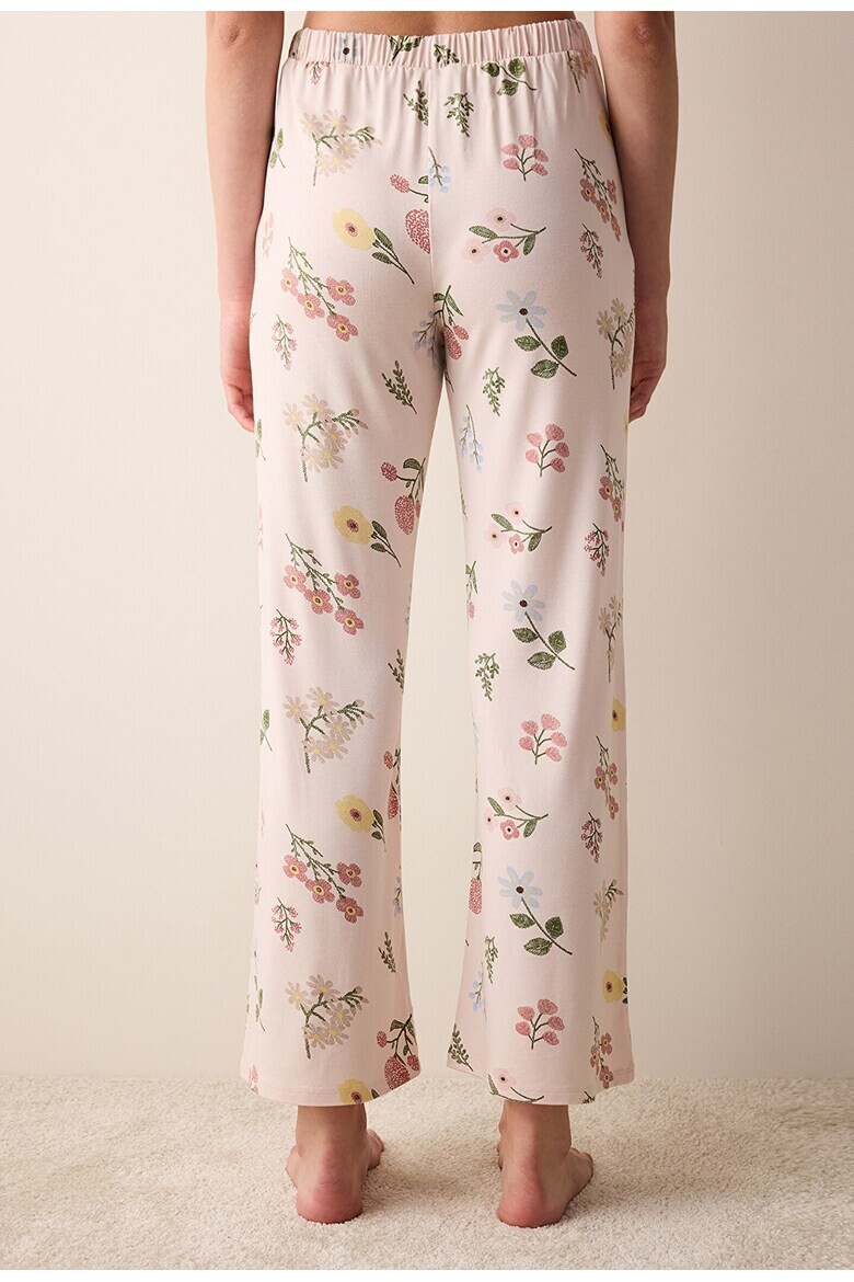 Penti Pantaloni de pijama cu imprimeu floral - Pled.ro