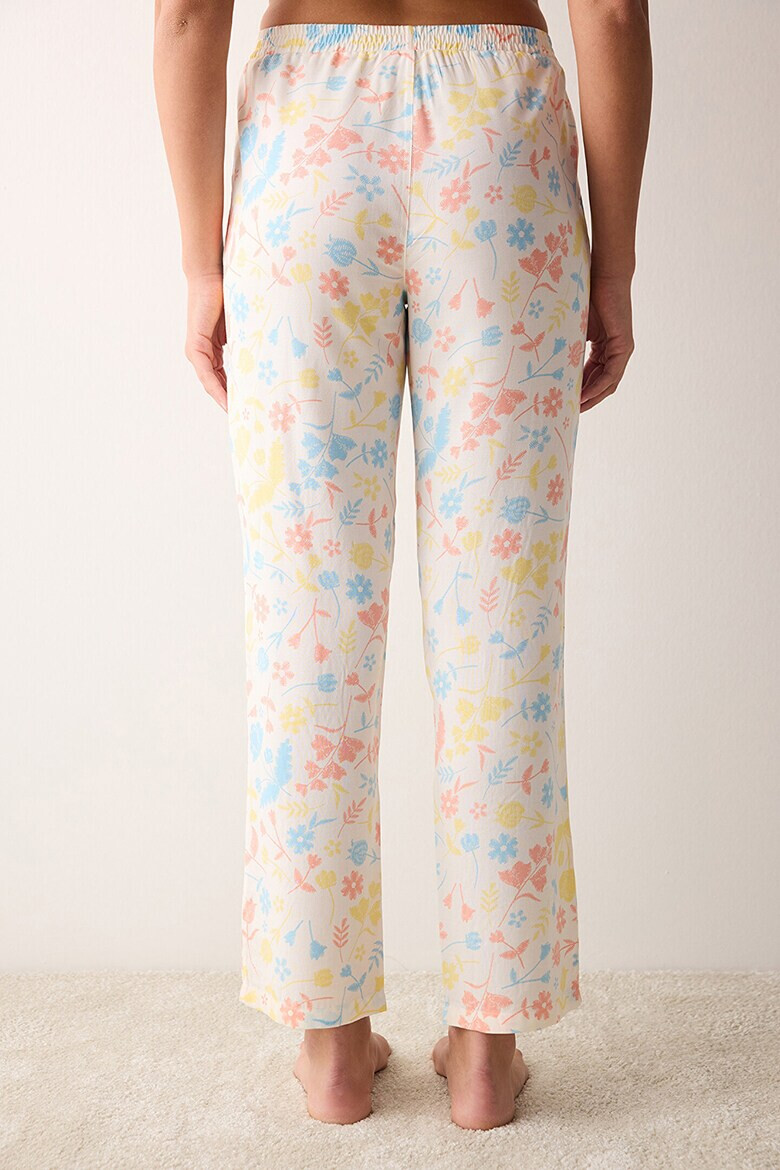 Penti Pantaloni de pijama cu imprimeu floral - Pled.ro