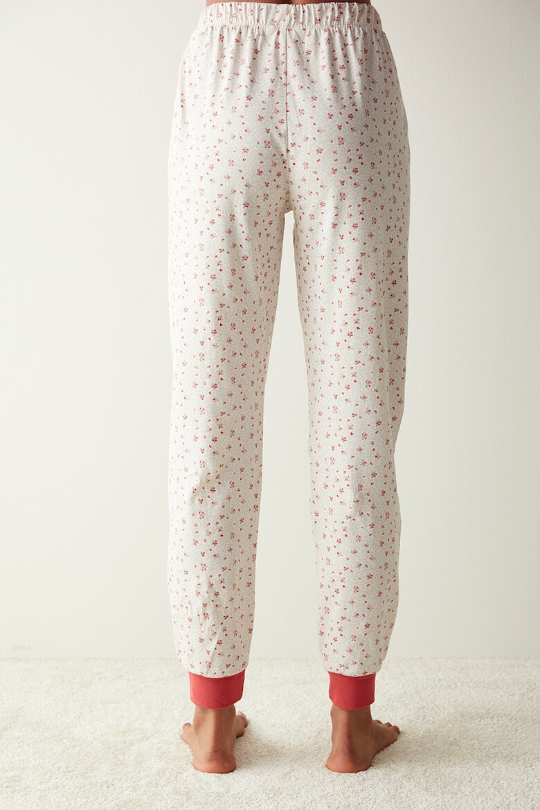 Penti Pantaloni lungi de pijama cu model floral - Pled.ro