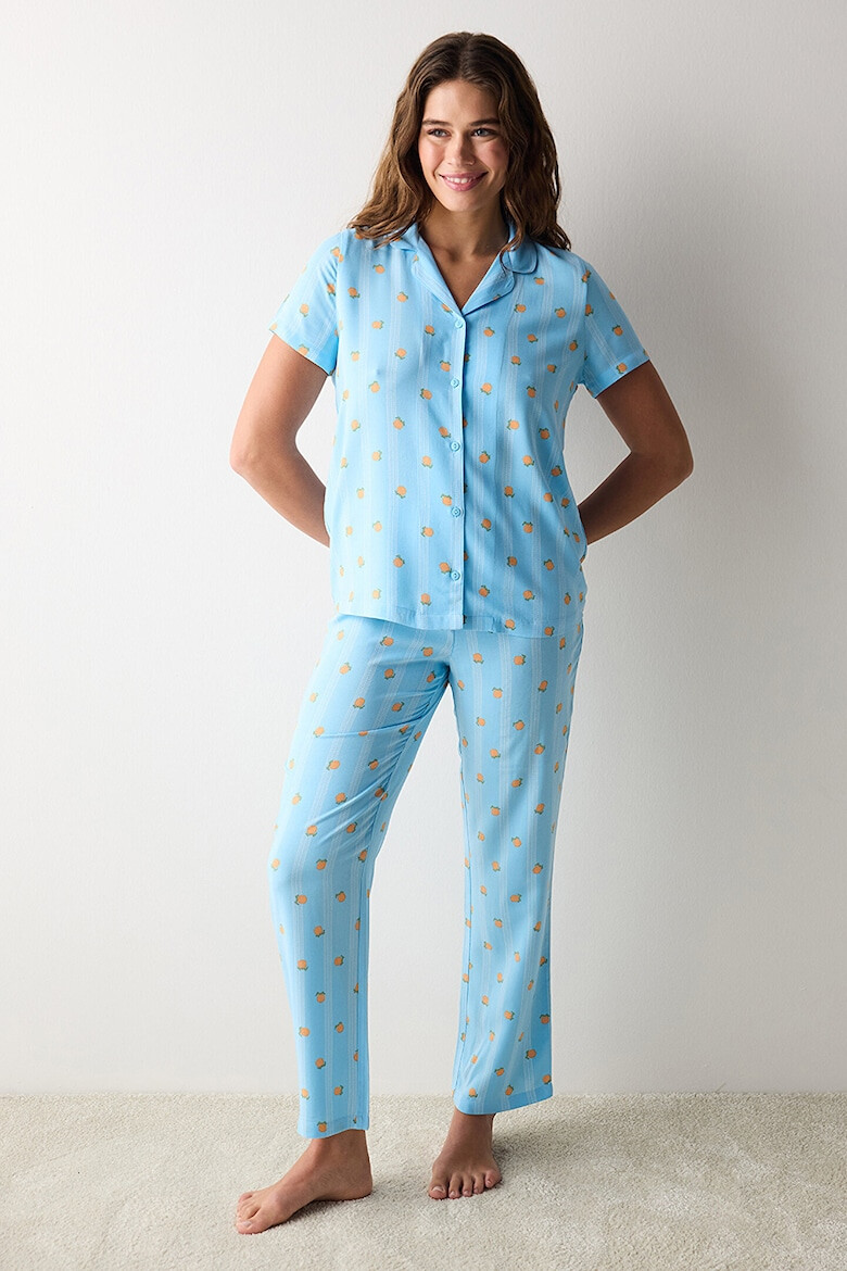 Penti Pijama cu model cu portocale - Pled.ro