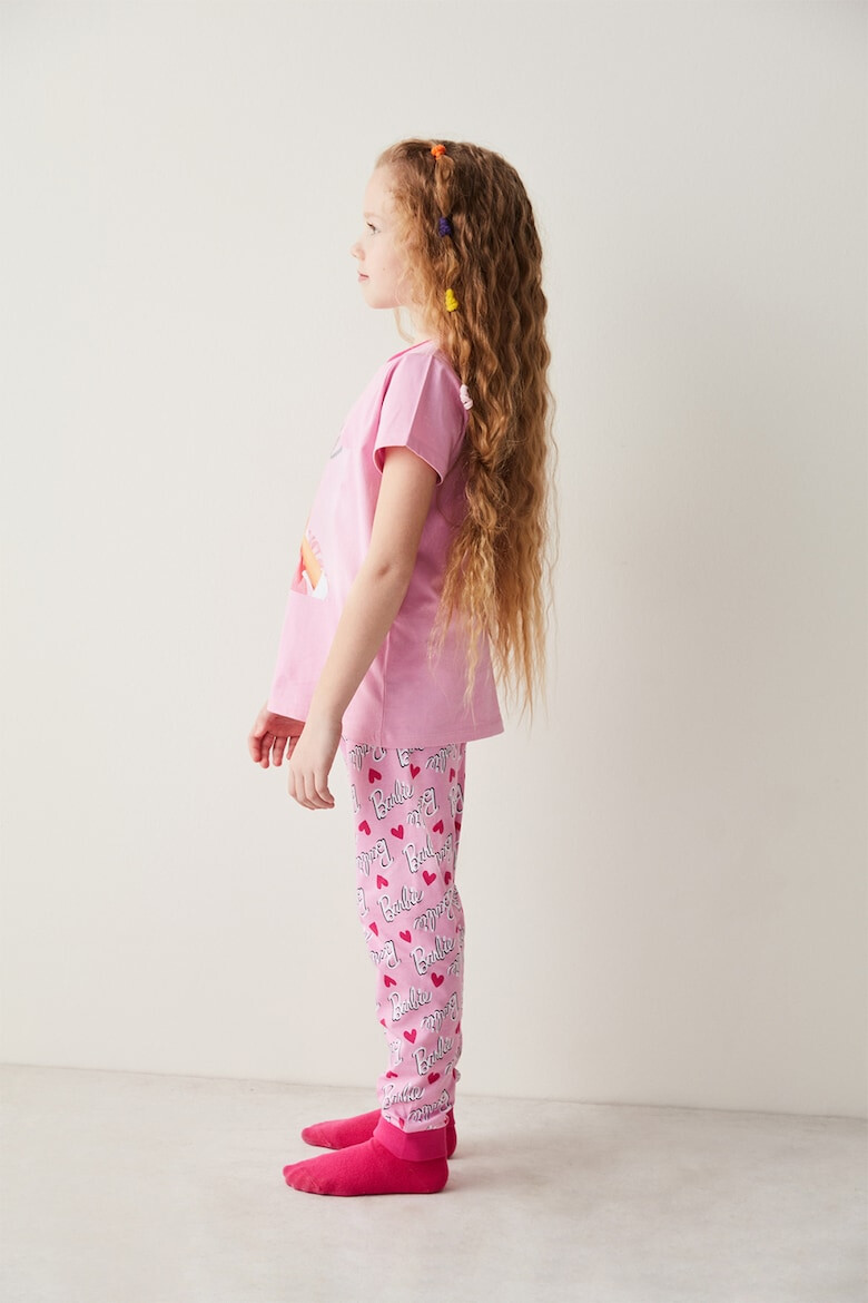 Penti Pijama din bumbac cu imprimeu Barbie - Pled.ro