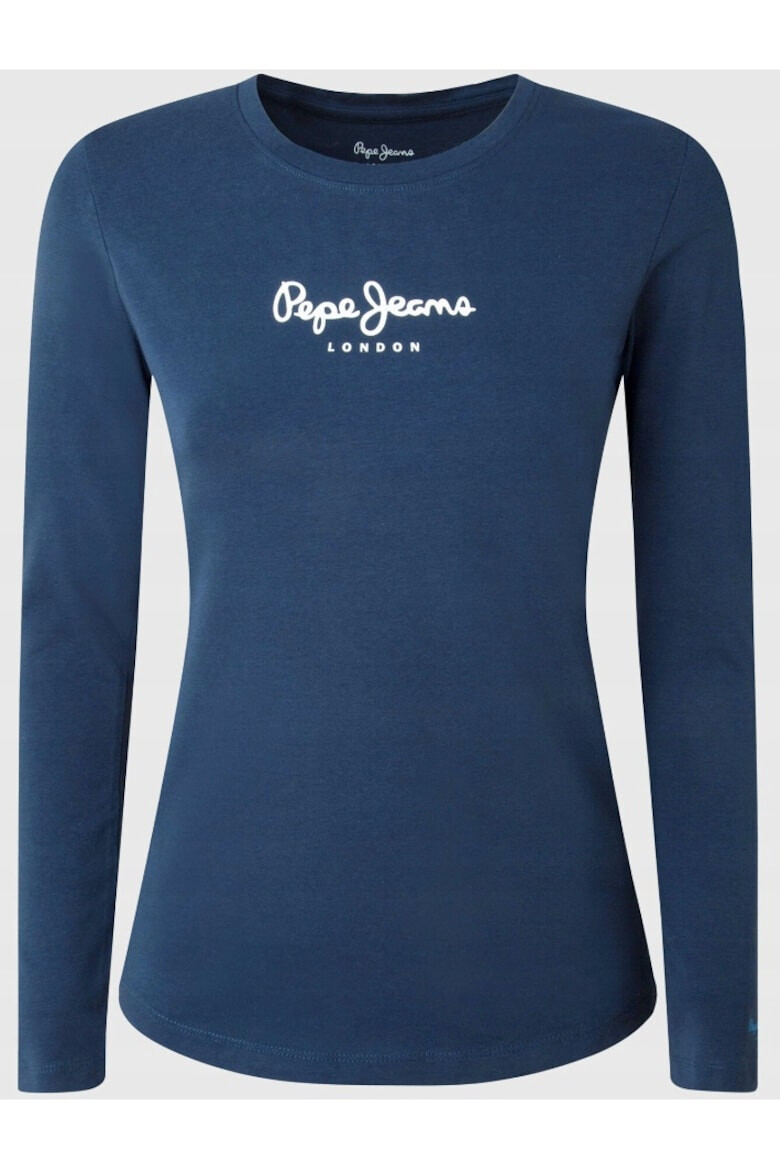 Pepe Jeans Bluza Bumbac Albastru - Pled.ro