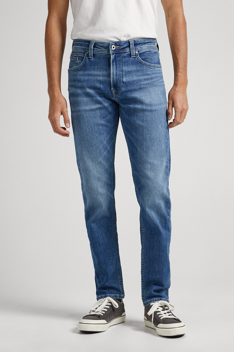 Pepe Jeans London Blugi cu croiala dreapta si 5 buzunare Hatch - Pled.ro