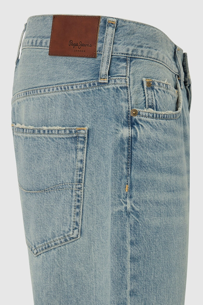 Pepe Jeans London Blugi cu croiala dreapta si aspect decolorat - Pled.ro