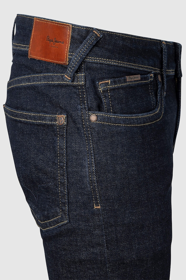 Pepe Jeans London Blugi cu croiala dreapta si cusaturi contrastante - Pled.ro