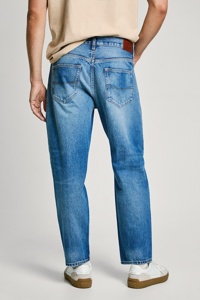 Pepe Jeans London Blugi cu talie medie si aspect decolorat - Pled.ro