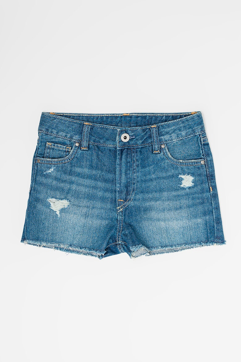 Pepe Jeans London Blugi scurti cu talie inalta Patty - Pled.ro