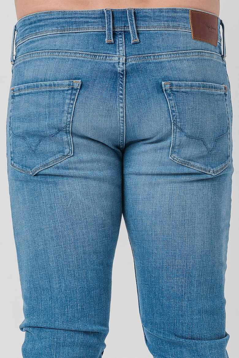 Pepe Jeans London Blugi skinny cu aspect decolorat - Pled.ro