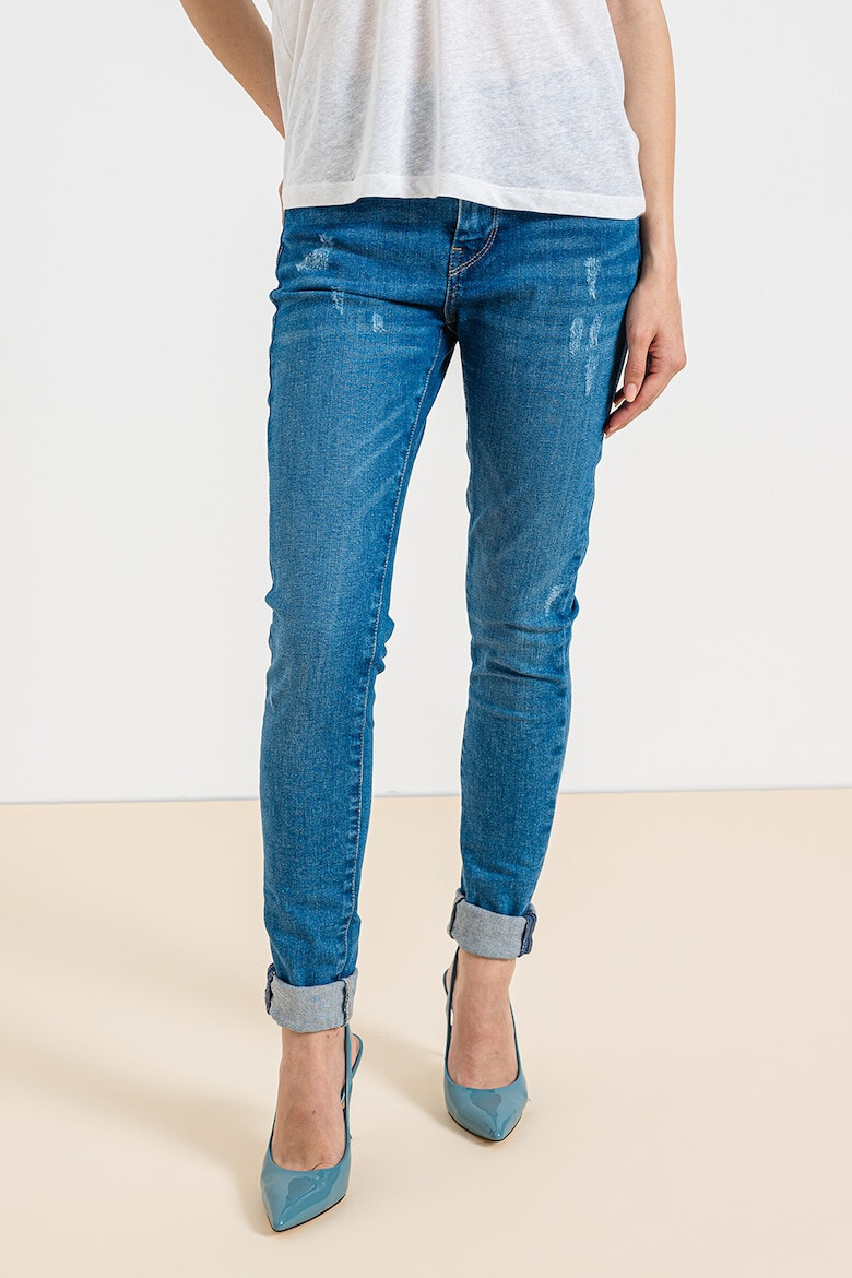 Pepe Jeans London Blugi skinny cu aspect decolorat - Pled.ro