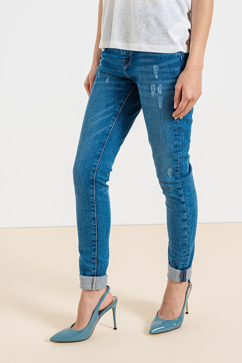 Pepe Jeans London Blugi skinny cu aspect decolorat - Pled.ro