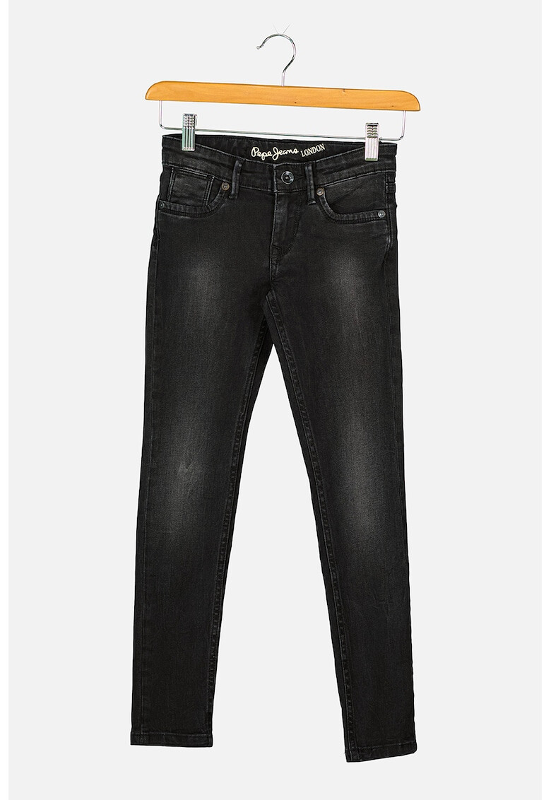 Pepe Jeans London Blugi skinny cu aspect decolorat - Pled.ro