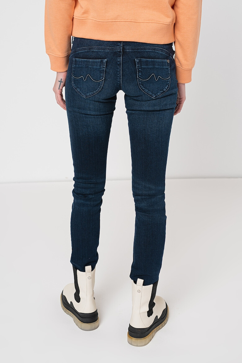 Pepe Jeans London Blugi skinny cu aspect decolorat New Brooke - Pled.ro