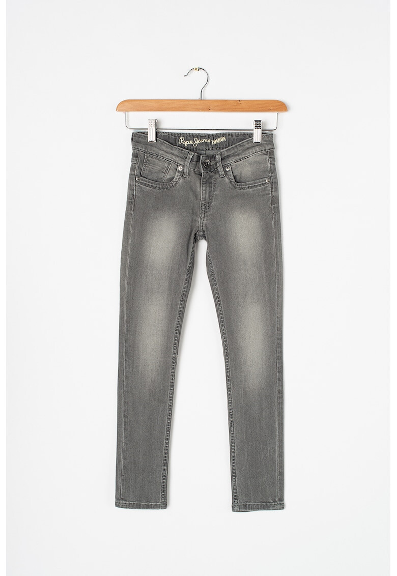 Pepe Jeans London Blugi skinny cu aspect decolorat Pau - Pled.ro