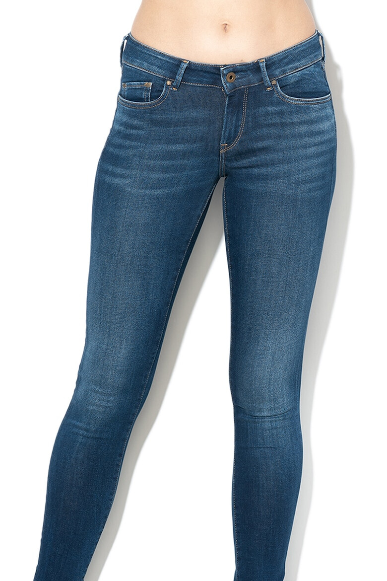 Pepe Jeans London Blugi skinny cu aspect decolorat Pixie - Pled.ro