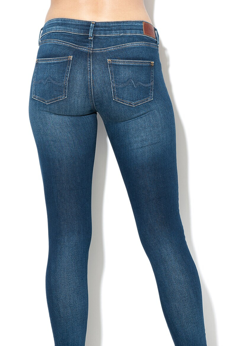 Pepe Jeans London Blugi skinny cu aspect decolorat Pixie - Pled.ro