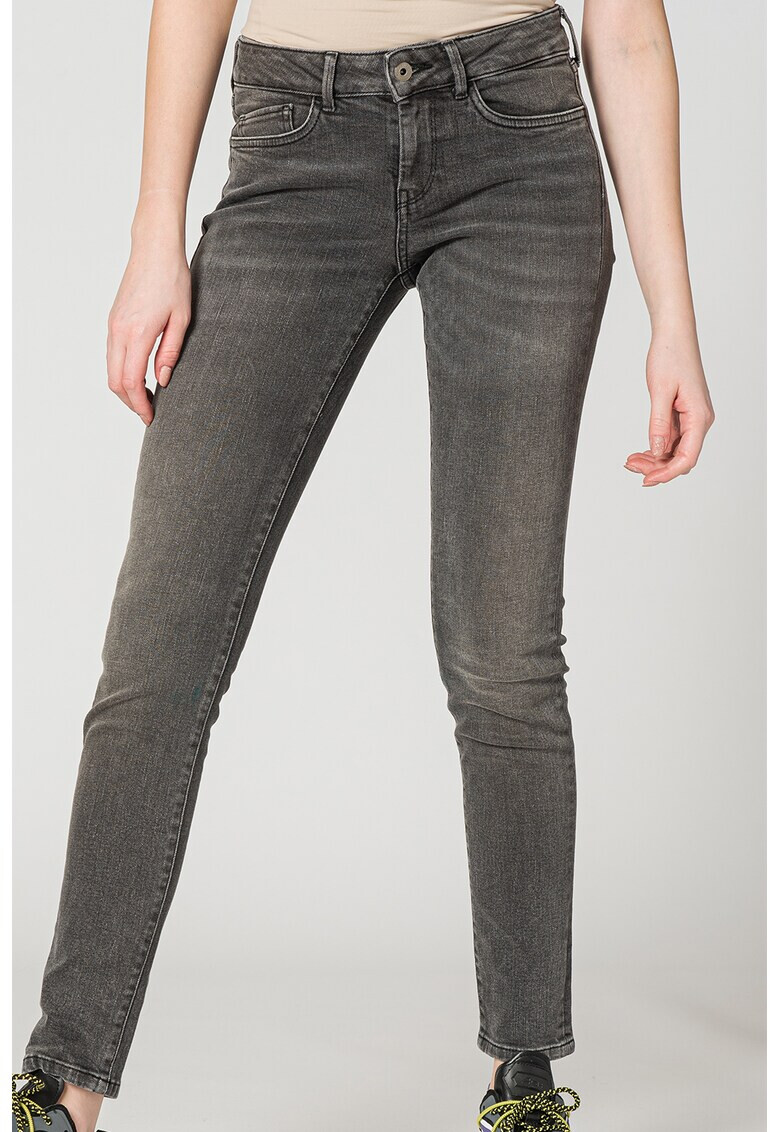 Pepe Jeans London Blugi skinny cu aspect decolorat Pixie - Pled.ro