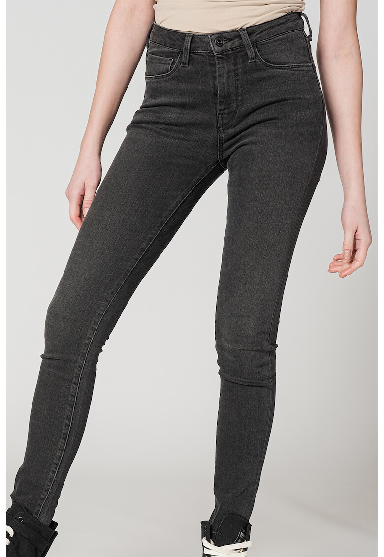 Pepe Jeans London Blugi skinny cu aspect decolorat Regent - Pled.ro