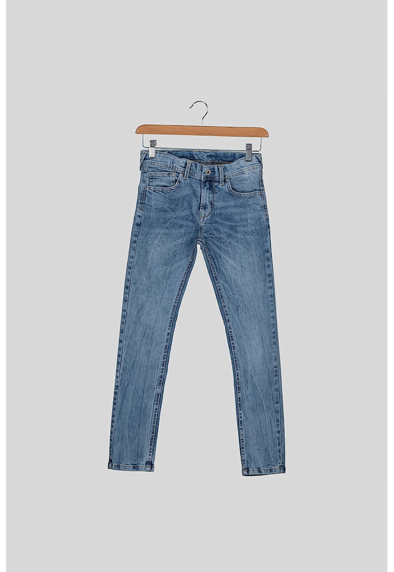 Pepe Jeans London Blugi skinny cu aspect decolorat - Pled.ro