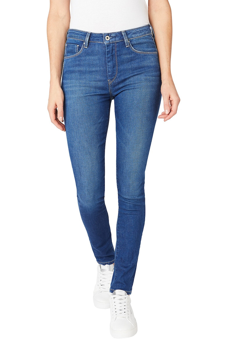 Pepe Jeans London Blugi skinny cu talie inalta Regent - Pled.ro