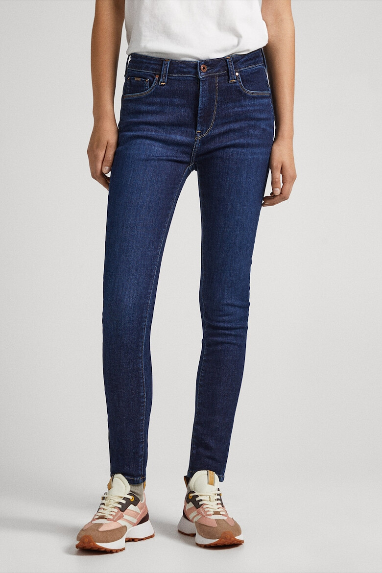 Pepe Jeans London Blugi skinny cu talie inalta Regent - Pled.ro