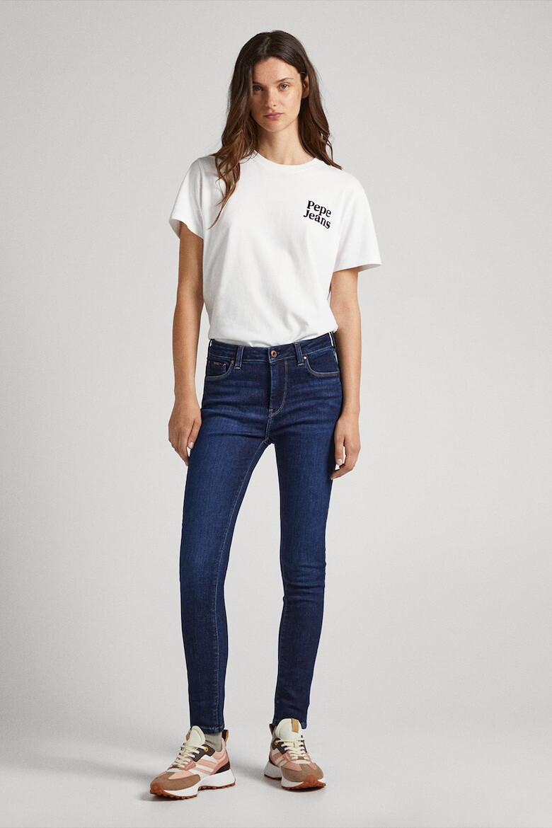 Pepe Jeans London Blugi skinny cu talie inalta Regent - Pled.ro