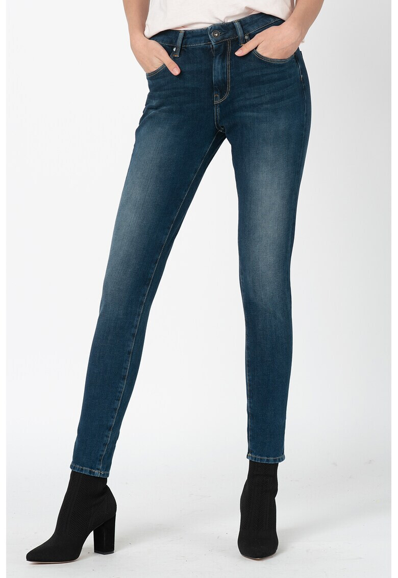 Pepe Jeans London Blugi skinny cu talie inalta Regent - Pled.ro