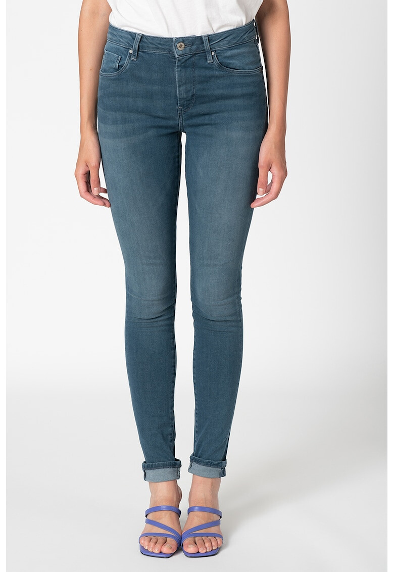 Pepe Jeans London Blugi skinny cu talie inalta Regent - Pled.ro