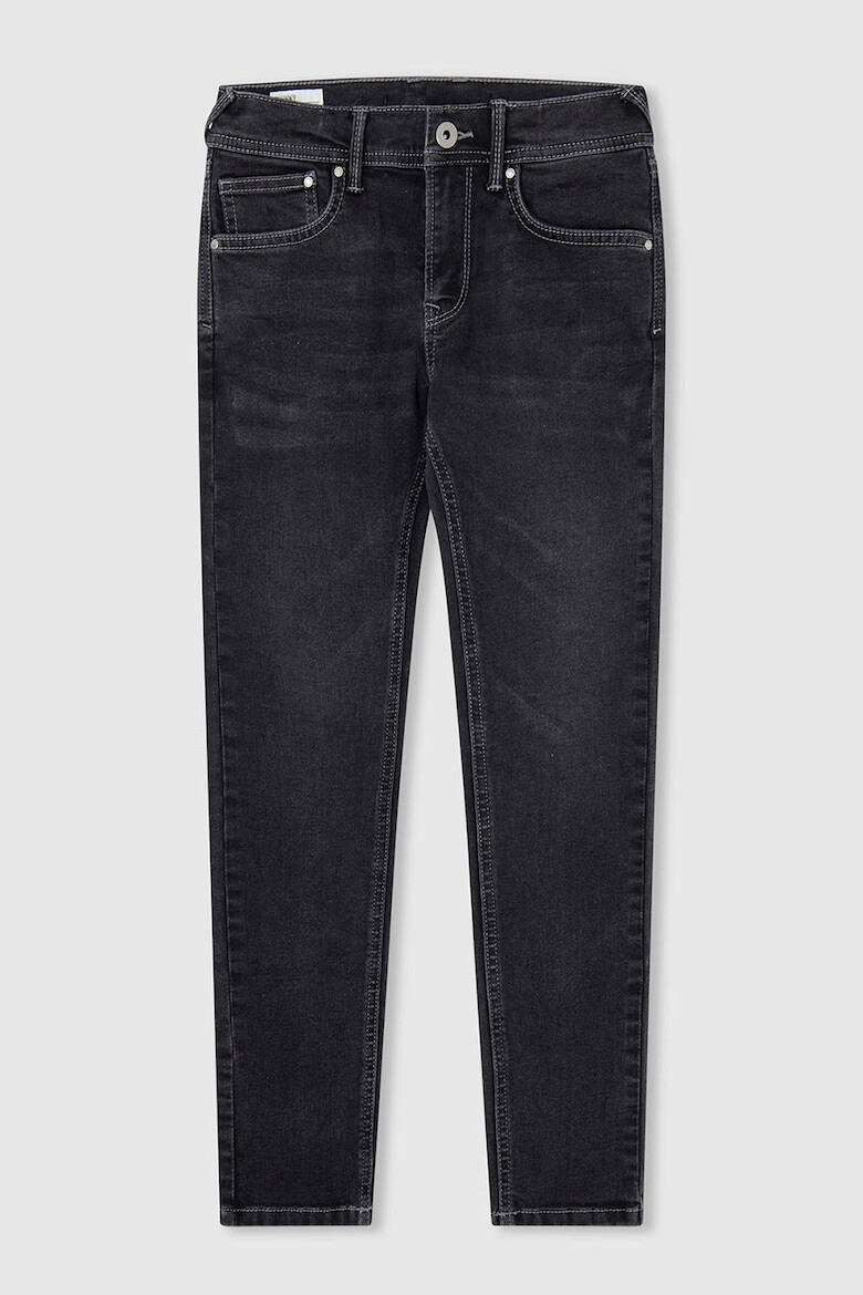 Pepe Jeans London Blugi skinny cu talie joasa Finly - Pled.ro