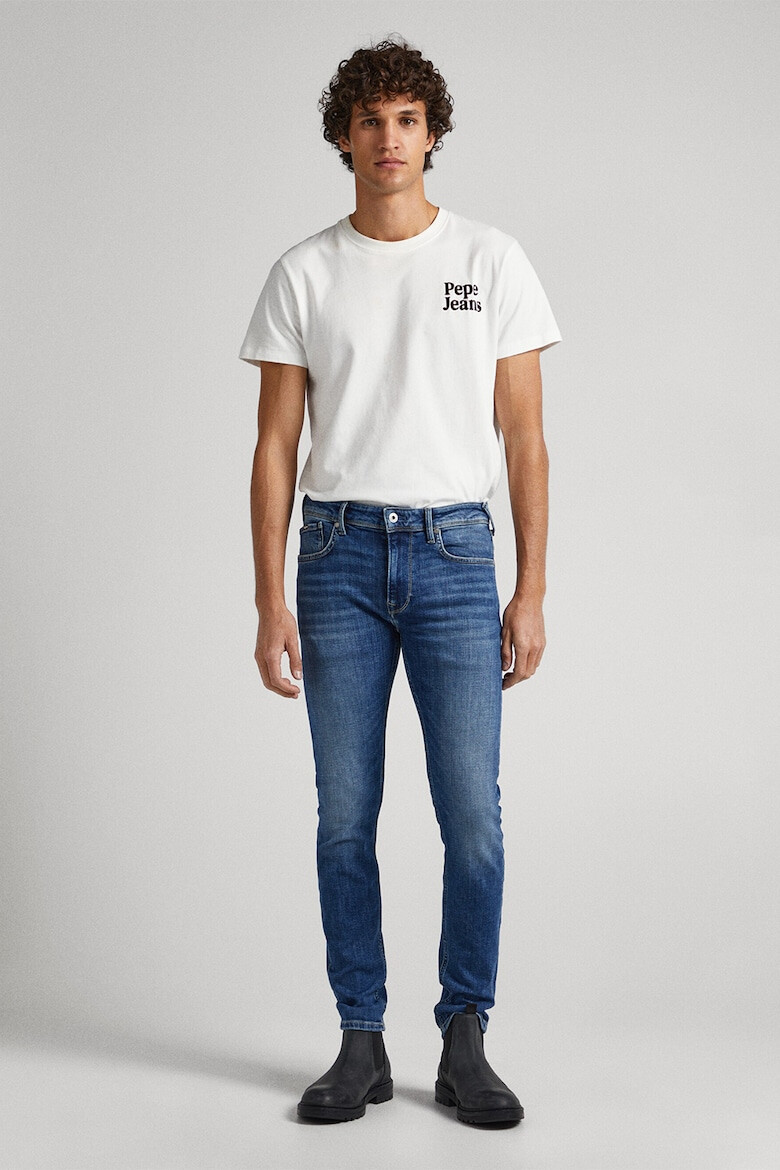 Pepe Jeans London Blugi skinny cu talie medie Finsbury - Pled.ro