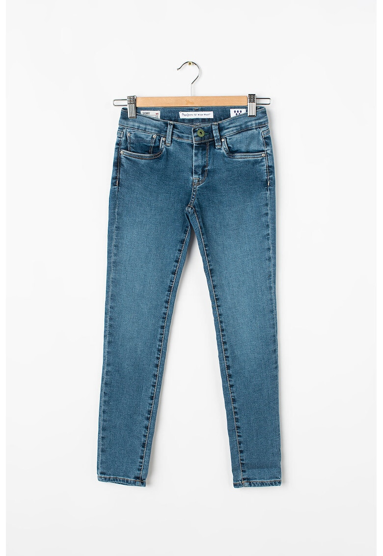 Pepe Jeans London Blugi skinny cu talie medie Pixlette - Pled.ro