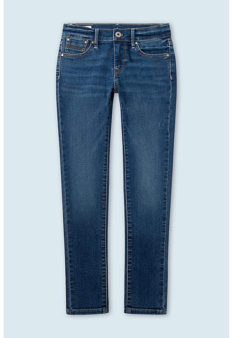 Pepe Jeans London Blugi skinny cu talie medie Pixlette - Pled.ro