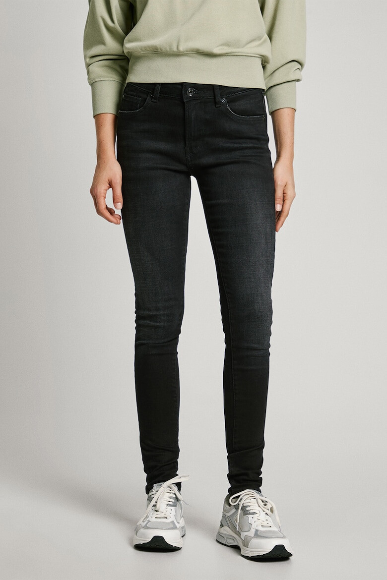 Pepe Jeans London Blugi skinny din amestec de bumbac - Pled.ro