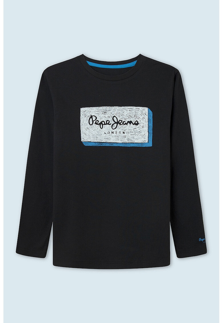 Pepe Jeans London Bluza cu imprimeu logo Asier - Pled.ro