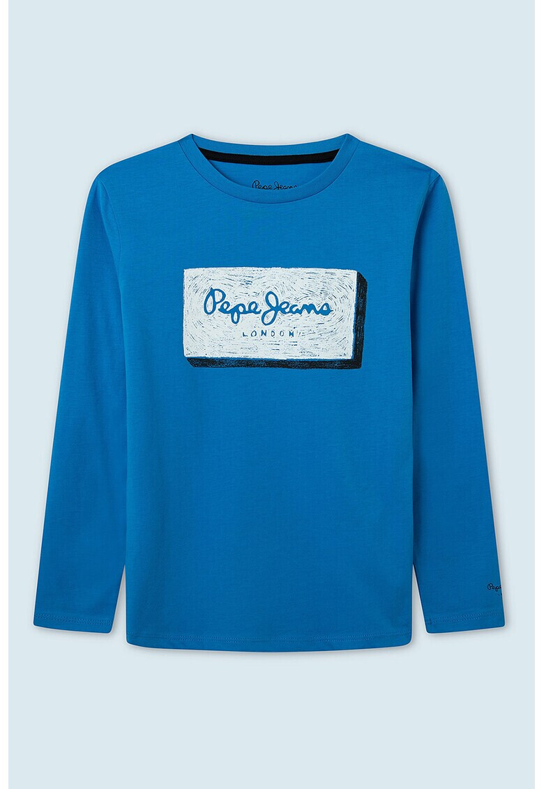 Pepe Jeans London Bluza cu imprimeu logo Asier - Pled.ro