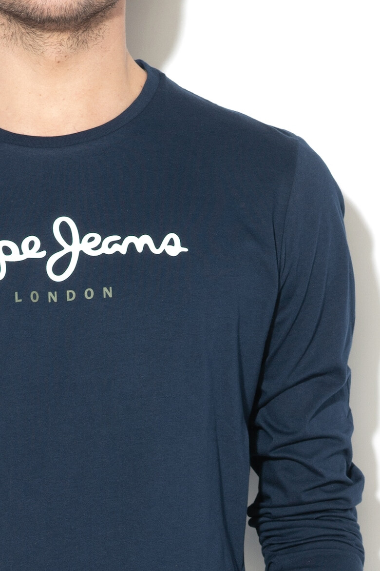 Pepe Jeans London Bluza cu imprimeu logo Eggo - Pled.ro