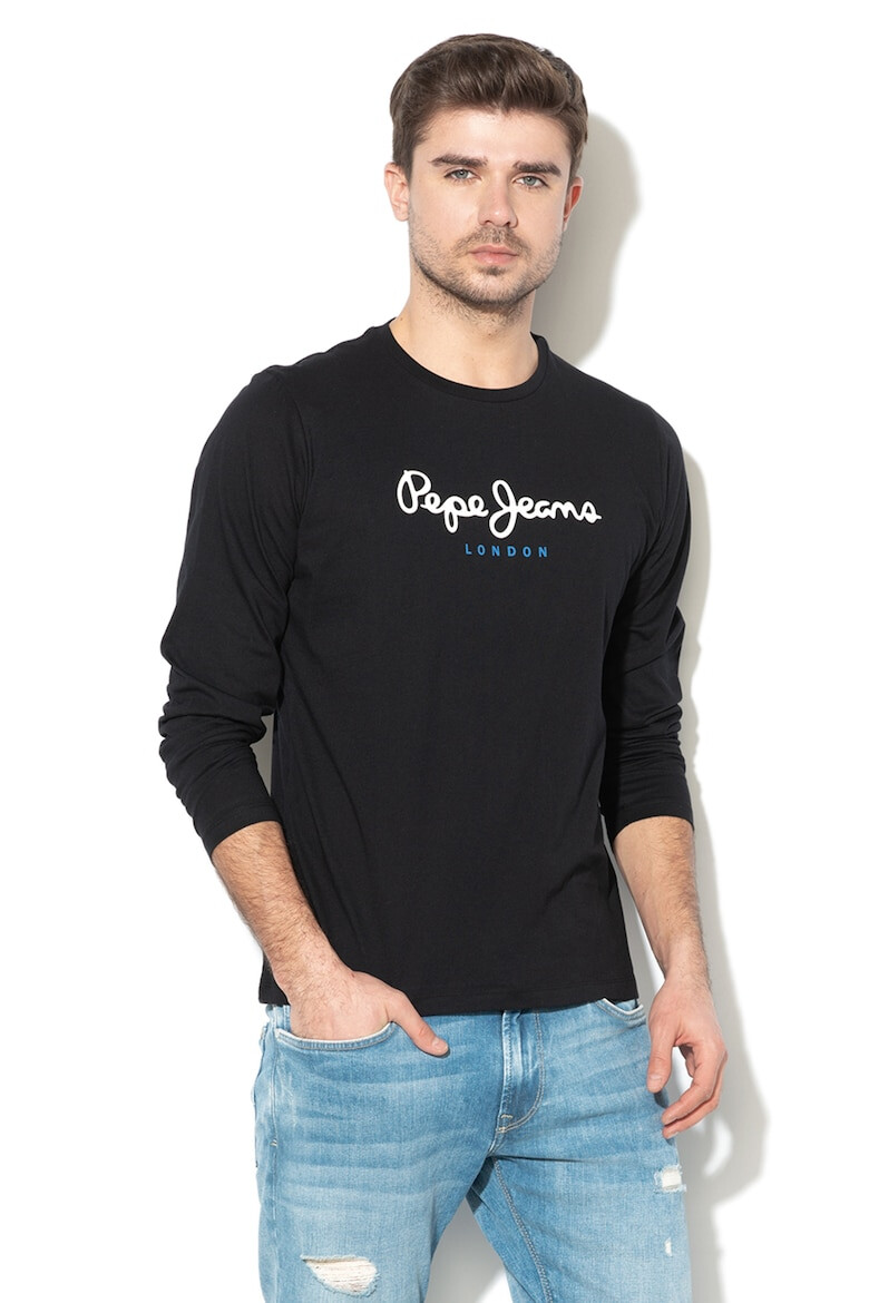 Pepe Jeans London Bluza cu imprimeu logo Eggo - Pled.ro